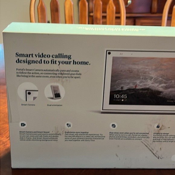 Facebook Portal. BRAND NEW, box never opened. Smart video calling 195$ Amazon - Picture 2 of 9